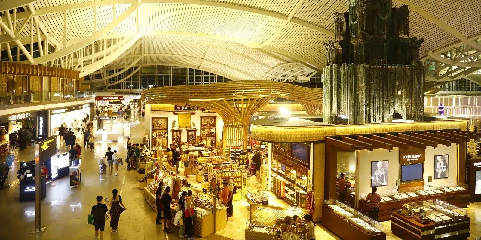 Arrivals area at I Gusti Ngurah Rai International Airport in Bali
