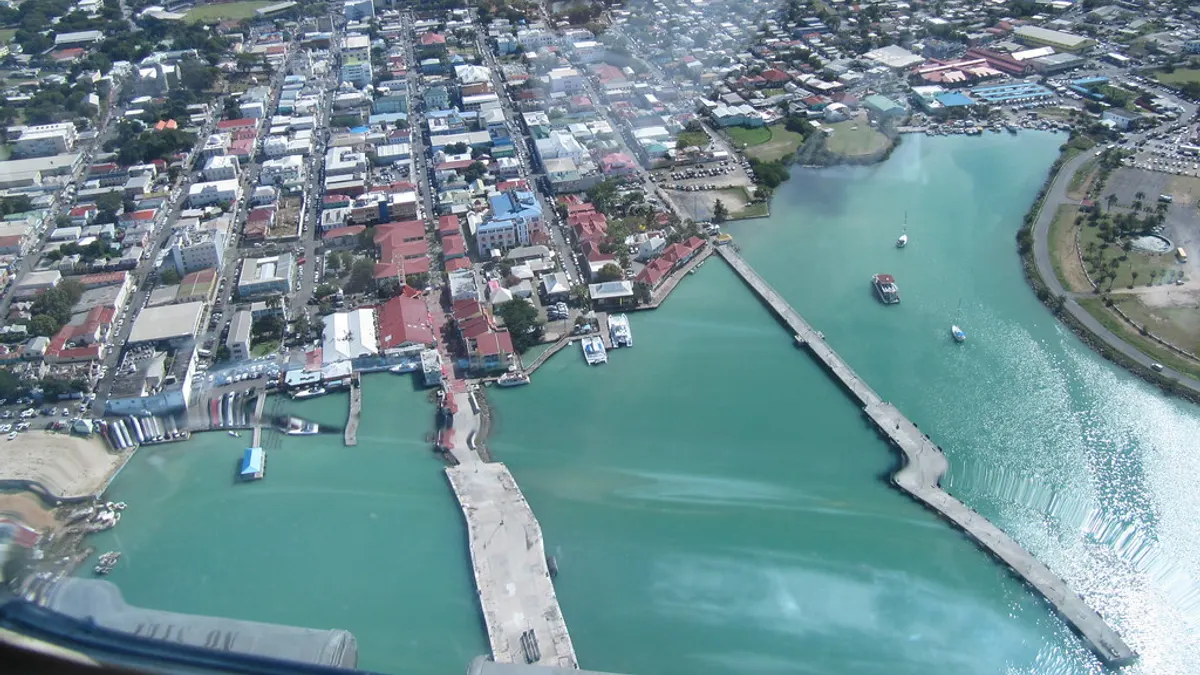 Street scene in St. John's, Antigua