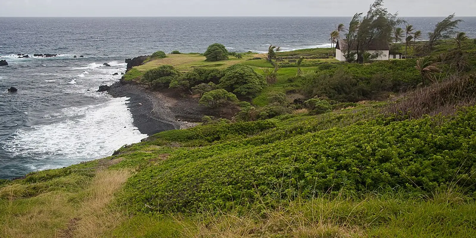 Rugged coastline on southern Maui