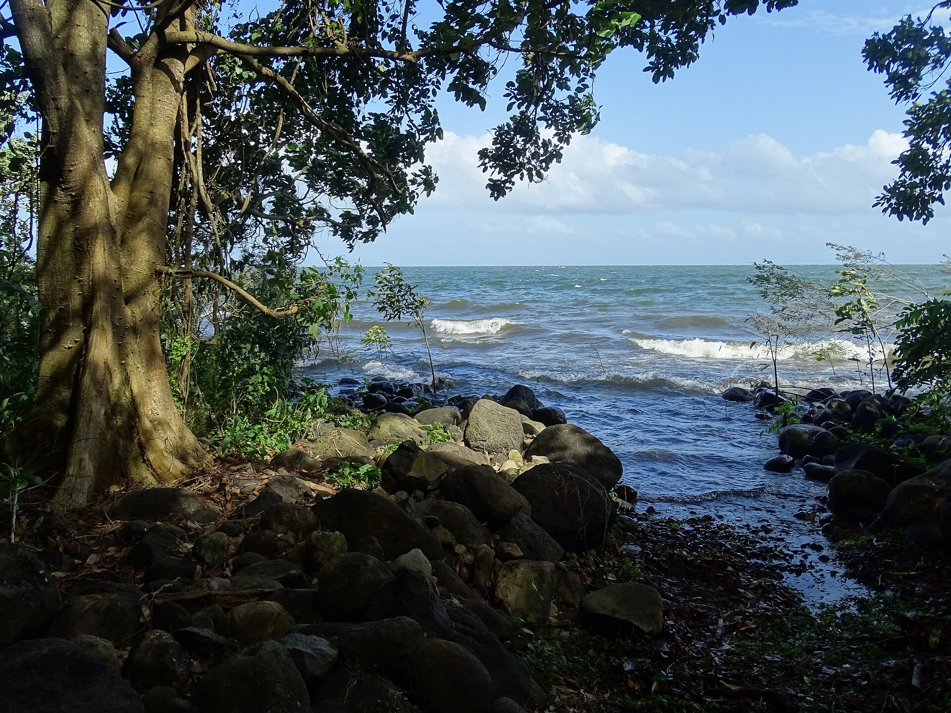 Shore of Lake Nicaragua near Ometepe Island
