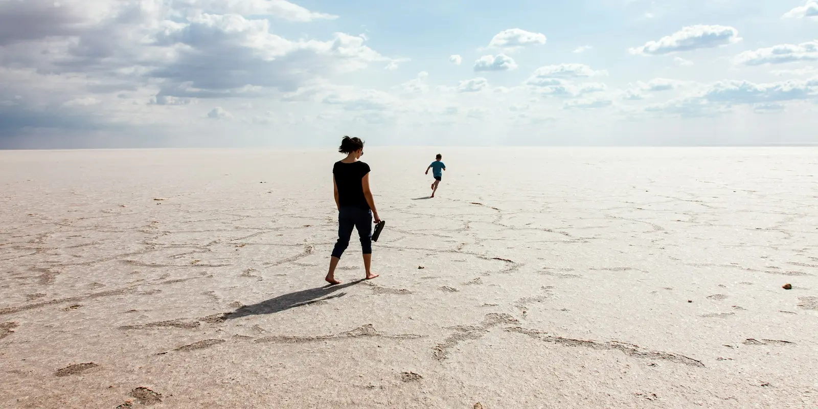 Le chott el Jerid, dans le sud tunisien, à la limite de la couverture réseau