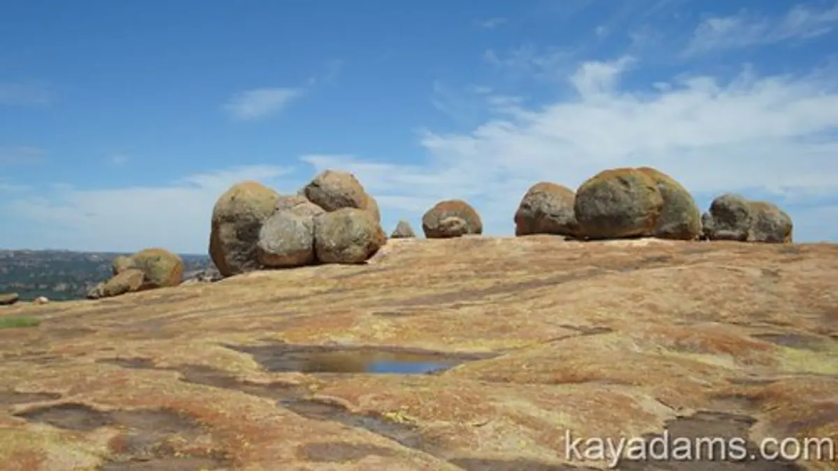 Rocky landscape at Matobo Hills, Zimbabwe
