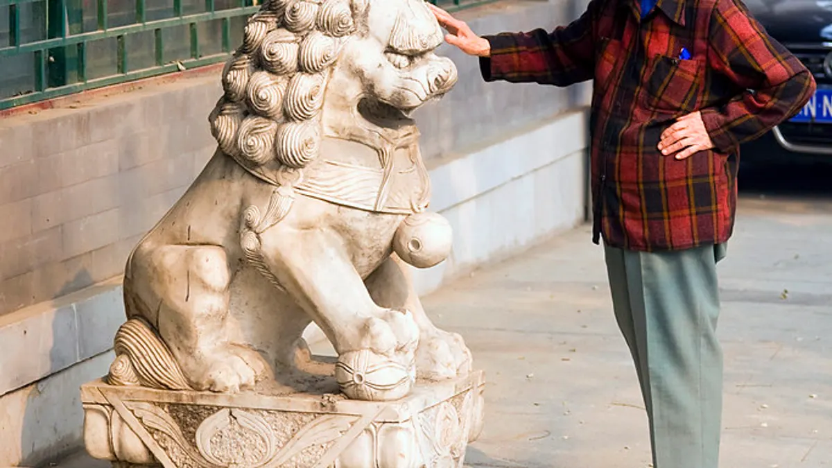 Street scene in Beijing, mainland China