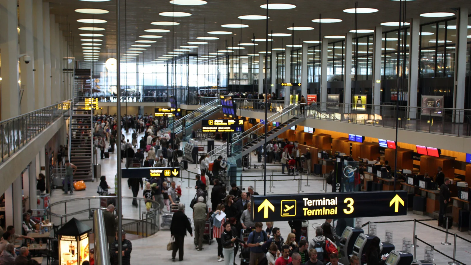 Copenhagen Airport terminal Copenhagen Airport terminal interior
