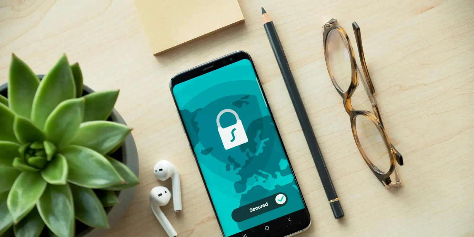 A modified OS loses the security layer an eSIM's provisioning checks rely on Smartphone displaying a security lock icon, the kind of OS-level protection jailbreaking or rooting removes