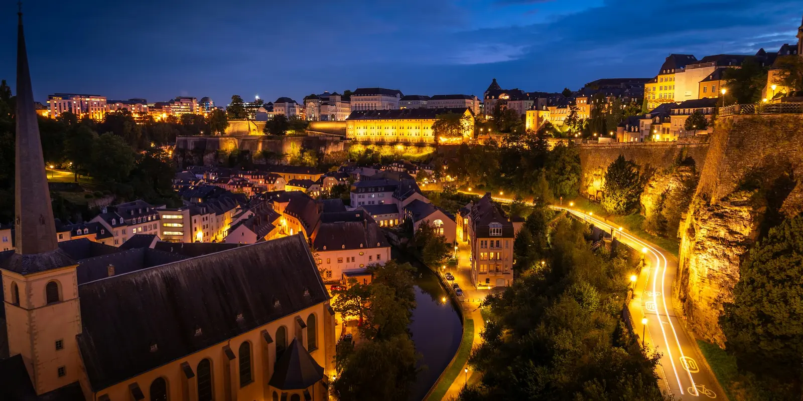 Luxembourg's Oesling region, seen here near Bourscheid, is the hillier, more forested half of a small country with genuinely mixed terrain Bourscheid Castle in Luxembourg's hilly Oesling region, where mixed valley and city terrain shapes network coverage