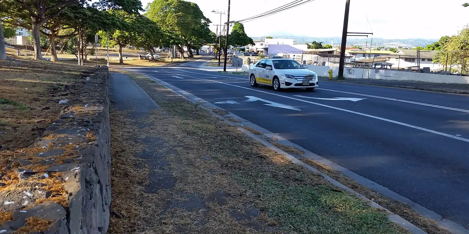 路線と荷物条件は現行の案内で確認してください。写真は車両の参考例です。 ホノルル市内のTheBus車両