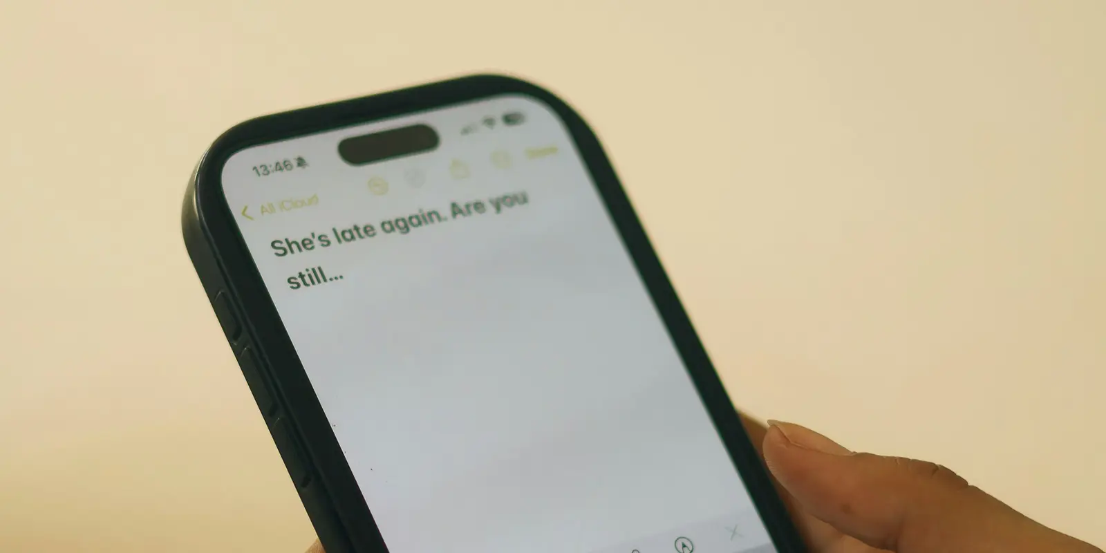 Checking a data plan's terms before buying reveals whether it truly throttles or cuts off Hands typing on a smartphone