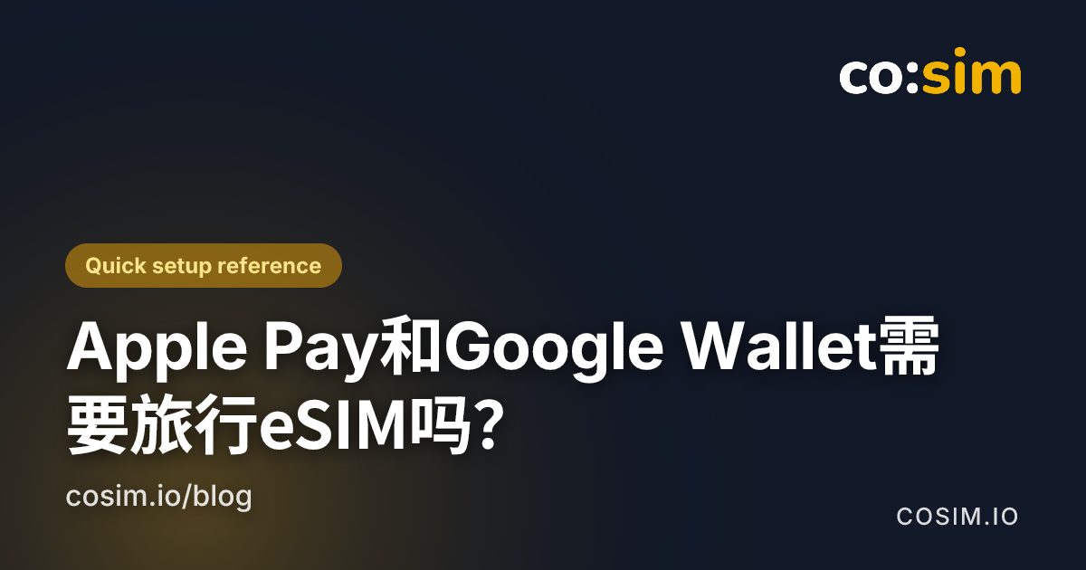 旅行时使用Apple Pay和Google Wallet的联网清单