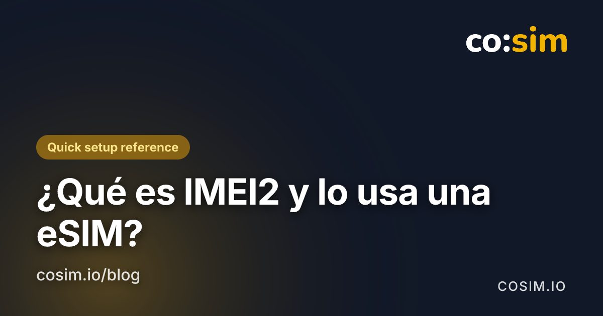 Pantalla de ajustes de un teléfono mostrando dónde aparecen el IMEI y el IMEI2